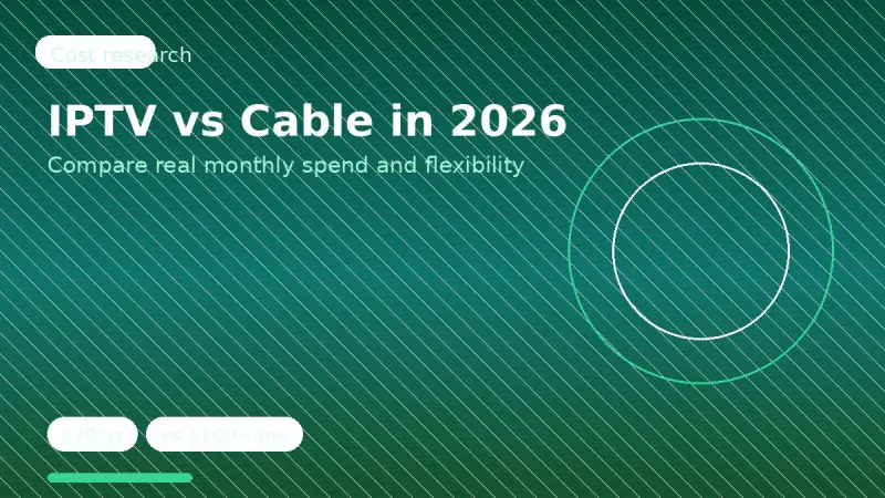 IPTV vs. kabel-tv in 2026: wat kost het echt?